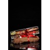 Bûche de Noël 500 g en Nougat tendre enrobé de chocolat orange